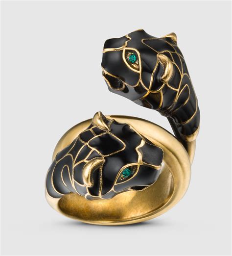 13 3 8 ring enamel tiger gucci|gucci tiger head ring.